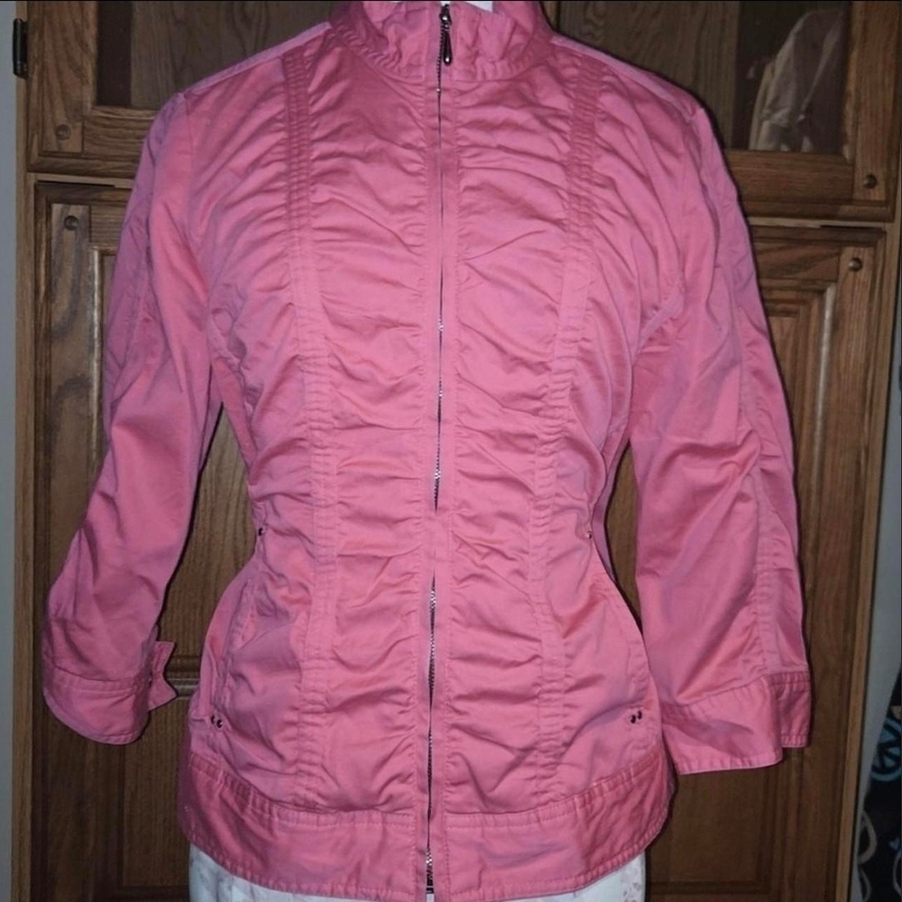 Laura Ashley Vintage Pink Utility Jacket
